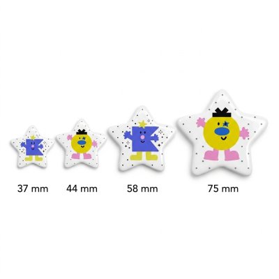 Pin Bage Star shape