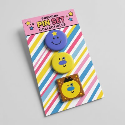 Pin Bage Basic shape