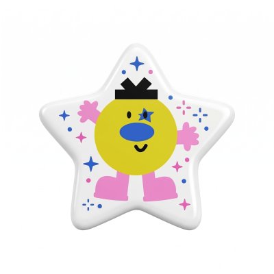 Pin Bage Star shape