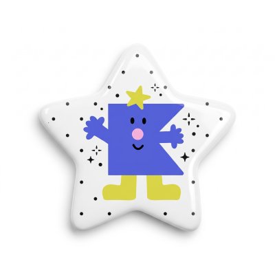 Pin Bage Star shape