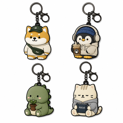 Rubber / Soft PVC Keychain