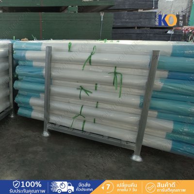 พลาสติกปูพื้น หนา 0.07 mm. ขนาด 1.2x100 m. สีใส