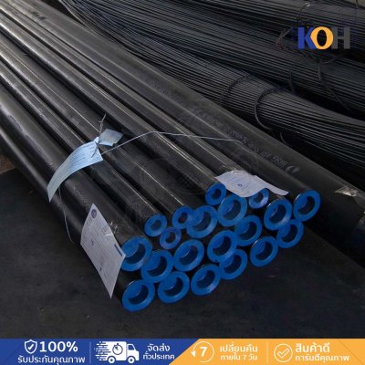 ท่อสตีมดำ ไม่มีตะเข็บ Black Steel Pipe SMLS ASTM A106/API 5L Gr.B SCH40 2-1/2"x5.16mmx6m (7.62KG/PCS) ท่อสตีมดำ ไม่มีตะเข็บ Black Steel Pipe SMLS ASTM A106/API 5L Gr.B SCH40 2-1/2"x5.16mmx6m (7.62KG/PCS)