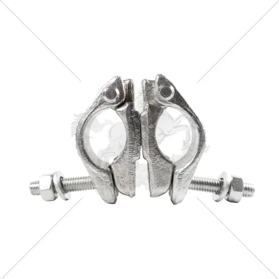 Clamps are cast iron. Swivel Coupler clamps are 10 pieces/box.