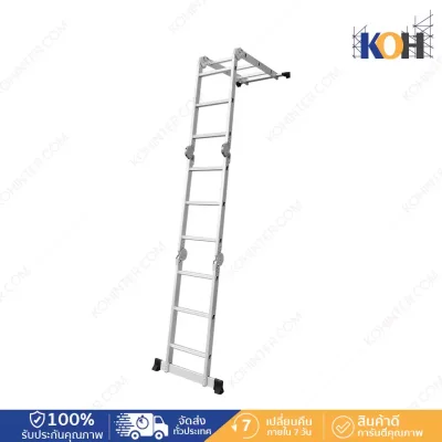 12-step ladder BAKI multi-purpose aluminum ladder, model 4x3