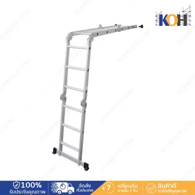 12-step ladder BAKI multi-purpose aluminum ladder, model 4x3