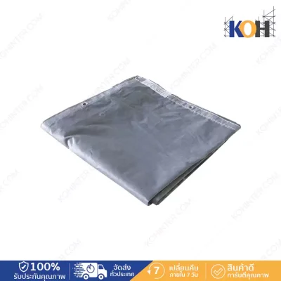 ผ้าใบกันฝุ่น 170แกรม ผ้าใบก่อสร้าง PVC Mesh sheet สีเทา