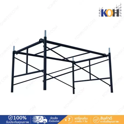 Steel scaffolding 0.90 m. Blue, complete set