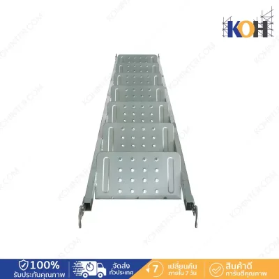 Steel scaffolding ladder, 7 steps (Pre-Gal)