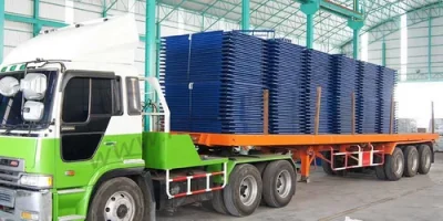 Steel scaffolding 1.70 m. Blue, complete set