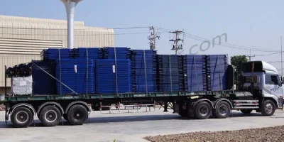 Steel scaffolding 1.70 m. Blue, complete set