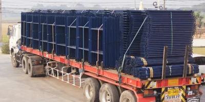 Steel scaffolding 1.70 m. Blue, complete set