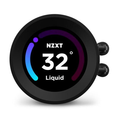LIQUID COOLER (ชุดน้ำปิด) NZXT KRAKEN ELITE 360 RGB BLACK : RL-KR36E-B1