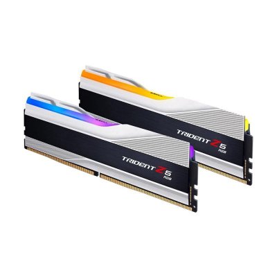 RAM (แรม) G.SKILL TRIDENT Z5 RGB 32GB (16x2) DDR5 5600MHz (METALLIC SILVER) (F5-5600J3636C16GX2-TZ5RS) (LT)