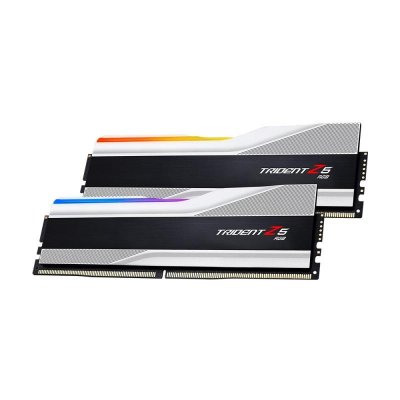 RAM (แรม) G.SKILL TRIDENT Z5 RGB 32GB (16x2) DDR5 5600MHz (METALLIC SILVER) (F5-5600J3636C16GX2-TZ5RS) (LT)