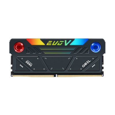 RAM (แรม) GeIL EVO V RGB 32GB (16x2) DDR5 6400MHz GREY (GESG532GB6400C38BDC) (LT)
