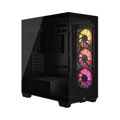 CASE (เคส) CORSAIR 3500X RGB TEMPERED GLASS (BLACK)(ATX) (2Y)