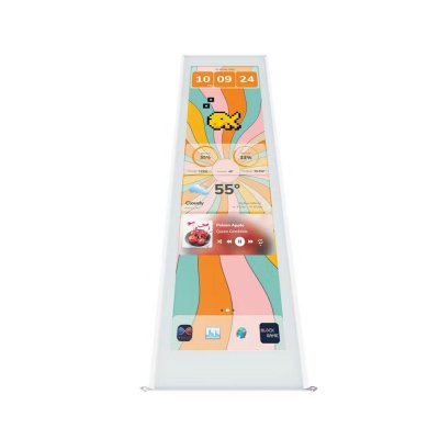 LCD UPGRADE (จอเสริมเคส) HYTE Y70 14.5 LCD TOUCH UPGRADE KIT (WHITE) (3Y)