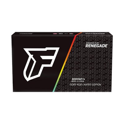 RAM (แรม) KINGSTON FURY RENEGADE 48GB (24x2) DDR5 8000MHz BLACK RGB (KF580C36RLAK2-48) (LT)