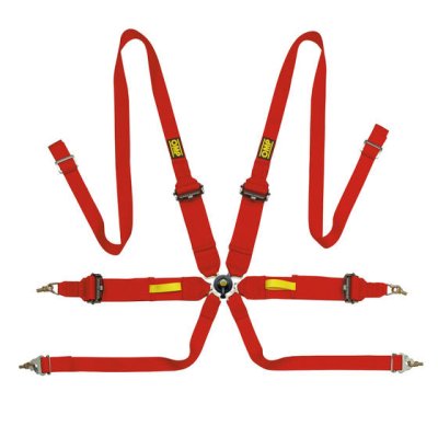 เข็มขัดนิรภัย OMP Tecnica 3"+2" Saloon 6 Point Harness