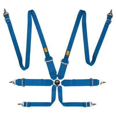 เข็มขัดนิรภัย OMP First 3"+2" Saloon 6 Point Harness