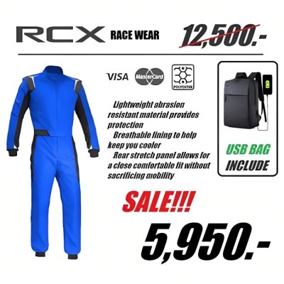 ชุดแข่ง RCX PRECISO พร้อมกระเป๋า