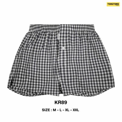 Boxer Cotton  ผ้าเชิ๊ต  ลายสก็อต