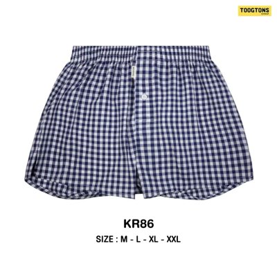 Toogtons ทุกตอนส์ บ๊อกเซอร์คอตตอน รุ่น Oxford soft  ลายสก็อต