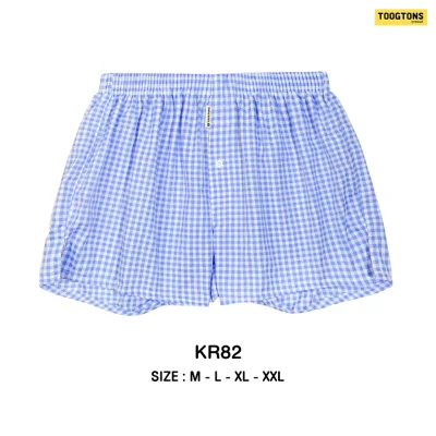 บ๊อกเซอร์  Collection Cotton boxer ผ้าเชิ๊ต ลายสก็อตสีพาสเทล