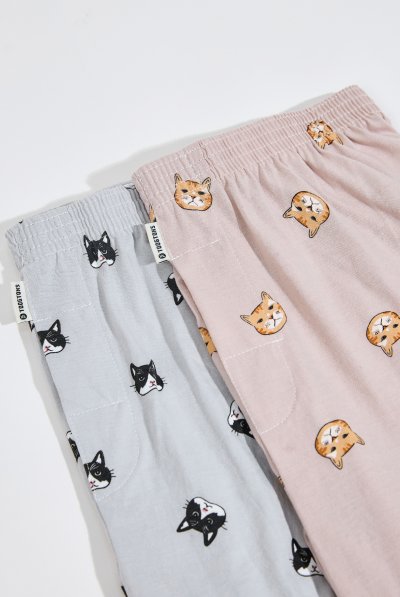 Toogtons ทุกตอนส์ บ๊อกเซอร์ นุ่มเหมือนมาร์ชเมลโล่ ลายแมว บ็อกเซอร์ผู้ชาย บ็อกเซอร์ผู้หญิง ใส่นอนได้