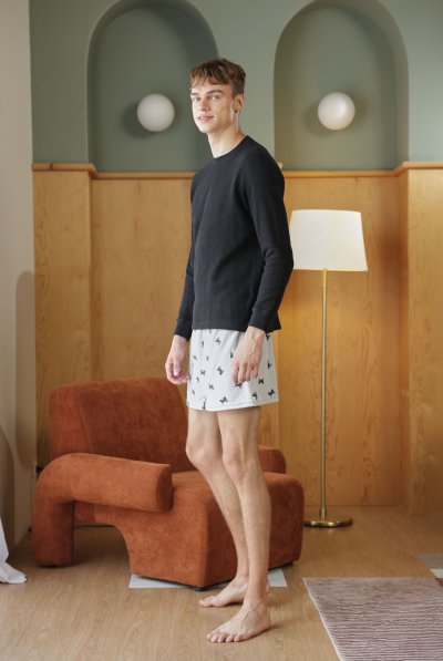 Toogtons ทุกตอนส์ บ๊อกเซอร์ นุ่มเหมือนมาร์ชเมลโล่ ลายแมว บ็อกเซอร์ผู้ชาย บ็อกเซอร์ผู้หญิง ใส่นอนได้