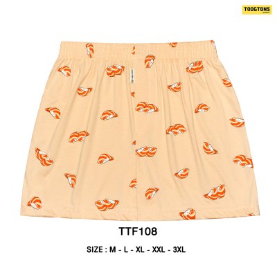 Toogtons ทุกตอนส์ บ๊อกเซอร์ นุ่มเหมือนมาร์ชเมลโล่ อาหาร บ็อกเซอร์ผู้ชาย บ็อกเซอร์ผู้หญิง ใส่นอนได้