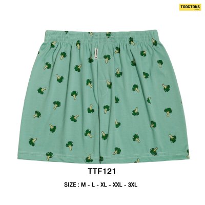 Toogtons ทุกตอนส์ บ๊อกเซอร์ นุ่มเหมือนมาร์ชเมลโล่ ผัก บ็อกเซอร์ผู้ชาย บ็อกเซอร์ผู้หญิง ใส่นอนได้