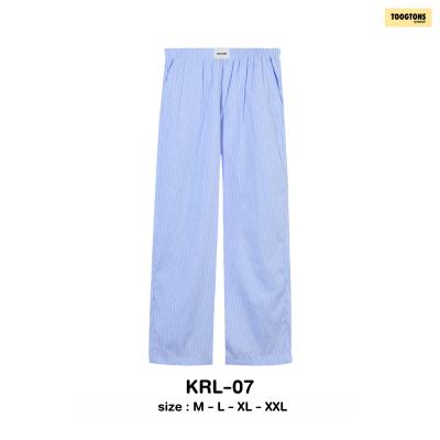 Toogtons ทุกตอนส์ กางเกงขายาว รุ่น Oxford soft กางเกงนอน กางเกงขายาวลำลอง ใส่สบาย