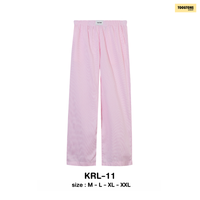 Toogtons ทุกตอนส์ กางเกงขายาว รุ่น Oxford soft กางเกงนอน กางเกงขายาวลำลอง ใส่สบาย