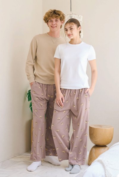 Toogtons ทุกตอนส์ กางเกงขายาว นุ่มเหมือนมาร์ชเมลโล่ ลายหมา กางเกงขายาวลำลอง ใส่สบาย