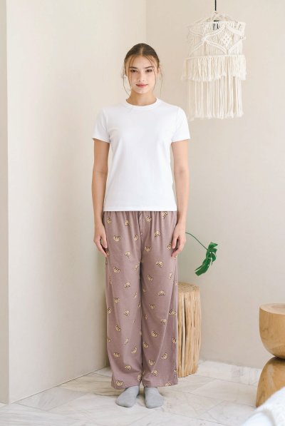 Toogtons ทุกตอนส์ กางเกงขายาว นุ่มเหมือนมาร์ชเมลโล่ ลายหมา กางเกงขายาวลำลอง ใส่สบาย