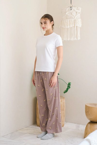 Toogtons ทุกตอนส์ กางเกงขายาว นุ่มเหมือนมาร์ชเมลโล่ ลายหมา กางเกงขายาวลำลอง ใส่สบาย