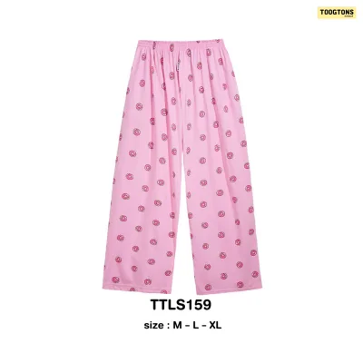 Toogtons ทุกตอนส์ กางเกงขายาว นุ่มเหมือนมาร์ชเมลโล่ ลายอาหาร กางเกงนอน กางเกงขายาวลำลอง ใส่สบาย