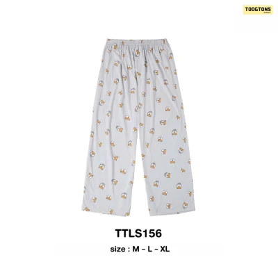 Toogtons ทุกตอนส์ กางเกงขายาว นุ่มเหมือนมาร์ชเมลโล่ ลายหมา กางเกงขายาวลำลอง ใส่สบาย