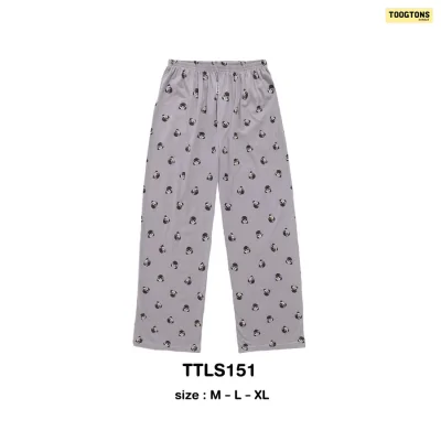 Toogtons ทุกตอนส์ กางเกงขายาว นุ่มเหมือนมาร์ชเมลโล่ ลายหมา กางเกงขายาวลำลอง ใส่สบาย