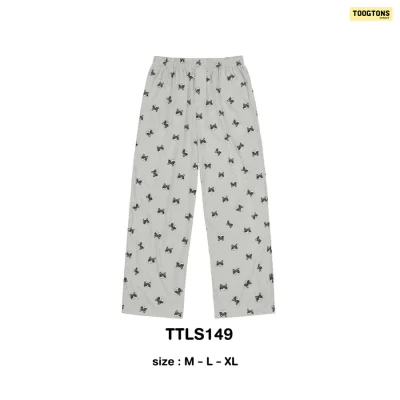 Toogtons ทุกตอนส์ กางเกงขายาว นุ่มเหมือนมาร์ชเมลโล่ ลายหมา กางเกงขายาวลำลอง ใส่สบาย