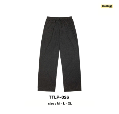 Toogtons ทุกตอนส์ กางเกงขายาว นุ่มเหมือนมาร์ชเมลโล่ สีพื้น กางเกงนอน กางเกงขายาวลำลอง ใส่สบาย