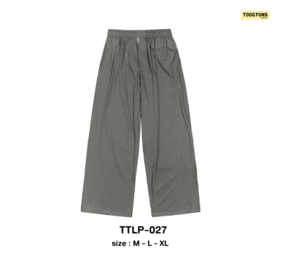 Toogtons ทุกตอนส์ กางเกงขายาว นุ่มเหมือนมาร์ชเมลโล่ สีพื้น กางเกงนอน กางเกงขายาวลำลอง ใส่สบาย