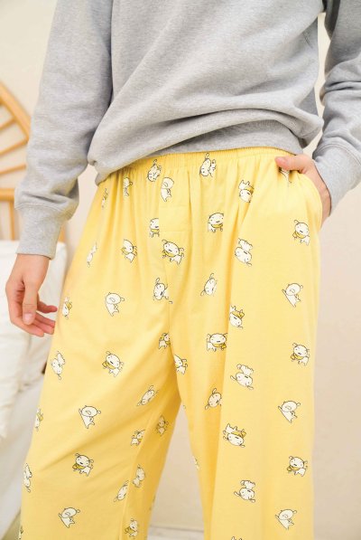 Toogtons ทุกตอนส์ กางเกงขายาว นุ่มเหมือนมาร์ชเมลโล่ ลายชินจัง กางเกงขายาวลำลอง ใส่สบาย