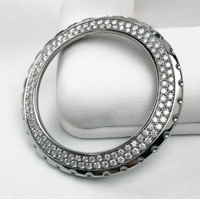 กรอบเพชร CHANEL J12 Chronograph 41mm เพชร 2 แถว