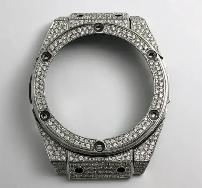 กรอบเพชร HUBLOT King Power Full diamonds เพชร 2 แถว