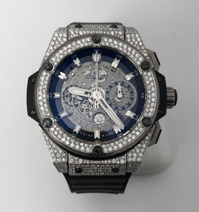 กรอบเพชร HUBLOT King Power Full diamonds เพชร 2 แถว