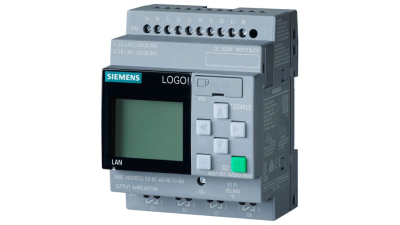 LOGO! 12/24RCE, display, PS 12-24VDC, 8DI 12-24VDC/4DO relay, Ethernet interface