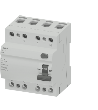 SINOVA 5TJ Residual Current Protective Devices, 4poles /Sensitivity 30mA, In 25A
